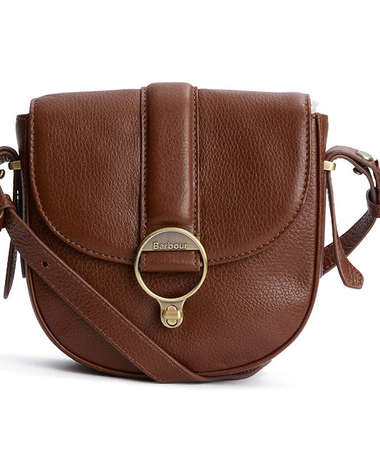 Barbour Elm Womens Leather Crossbody Bag - Brown