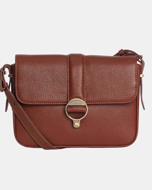 Barbour Rosa Womens Leather Crossbody Bag - Brown - CHO - Designer Womens Cross Body Bags