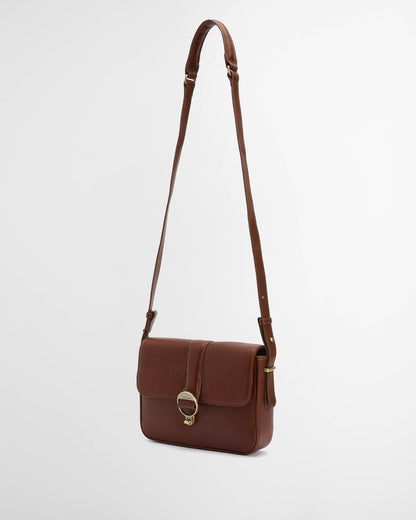 Barbour Rosa Womens Leather Crossbody Bag - Brown | CHO | Designer Womens Cross Body Bags