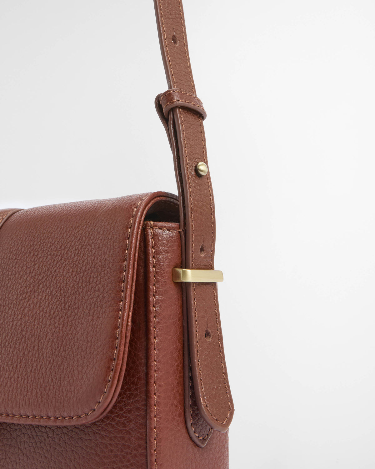 Barbour Rosa Womens Leather Crossbody Bag - Brown | CHO | Designer Womens Cross Body Bags