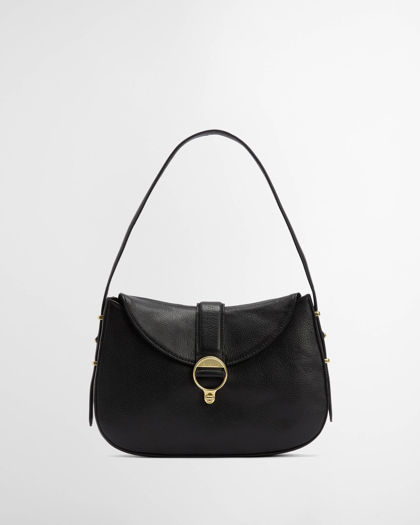 Barbour Alder Womens Leather Sling Bag - Black