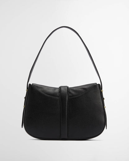 Barbour Alder Womens Leather Sling Bag - Black