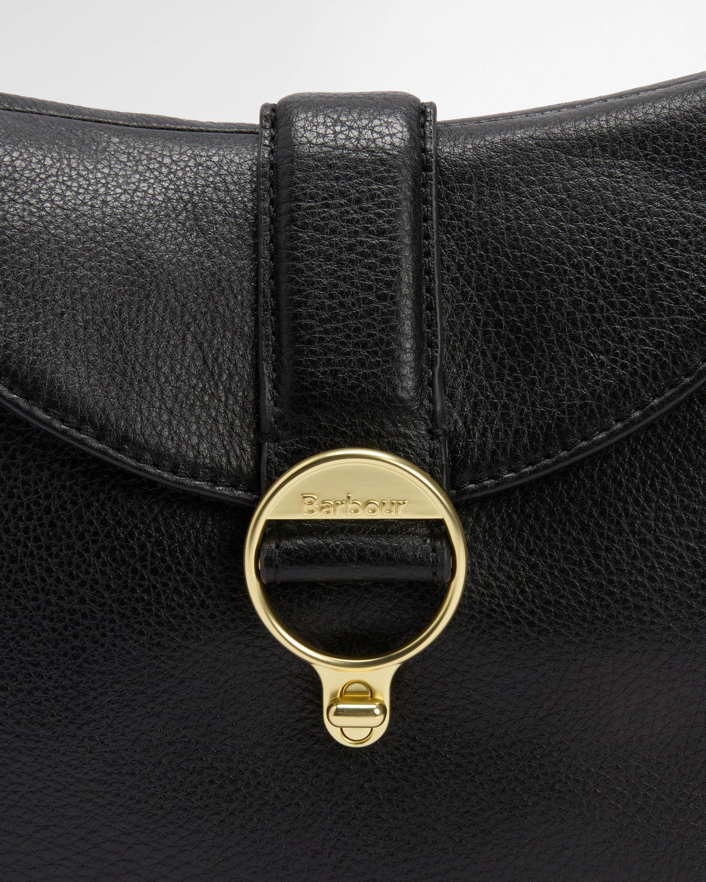 Barbour Alder Womens Leather Sling Bag - Black