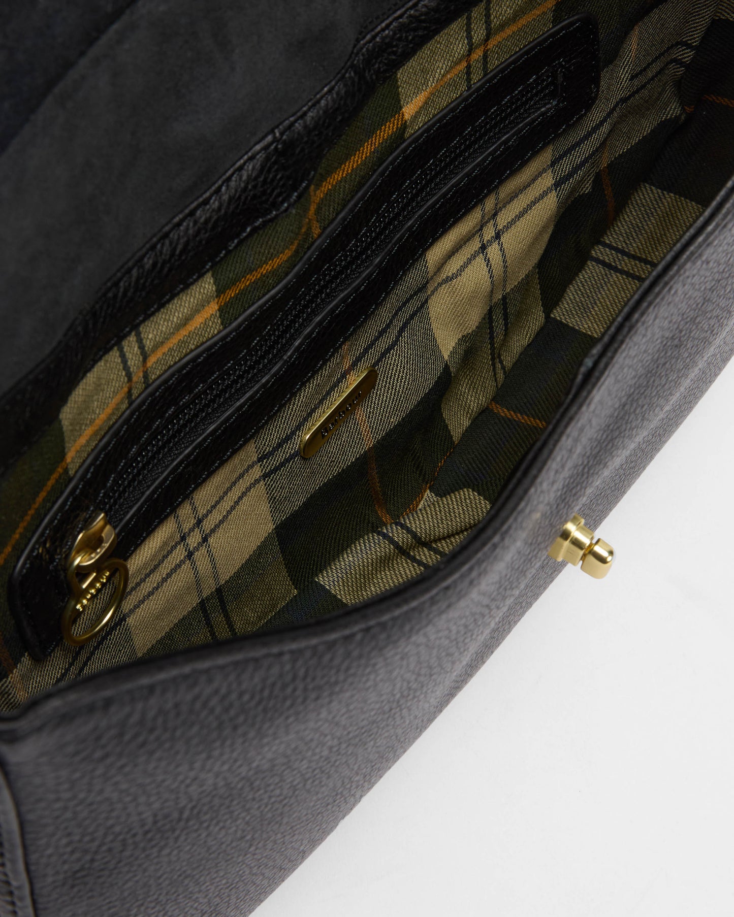 Barbour Alder Womens Leather Sling Bag - Black