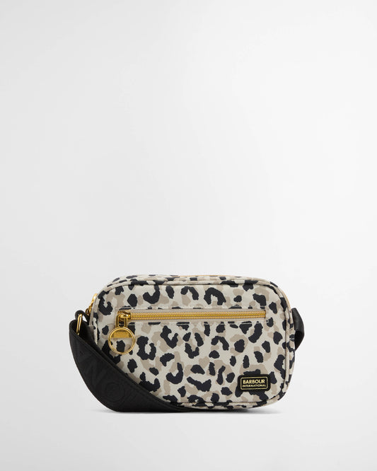 Barbour International Boulevard Womens Micro Crossbody Bag - Jasmine Leopard