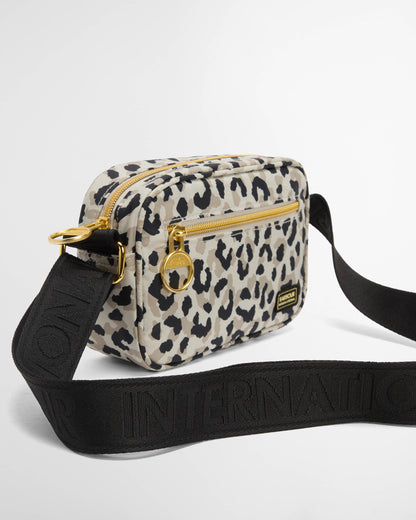 Barbour International Boulevard Womens Micro Crossbody Bag - Jasmine Leopard
