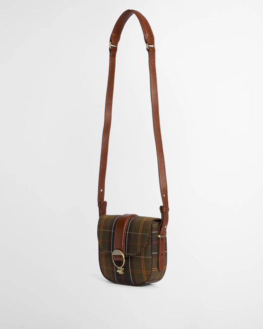 Barbour Elm Womens Tartan Crossbody Bag- Classic Tartan