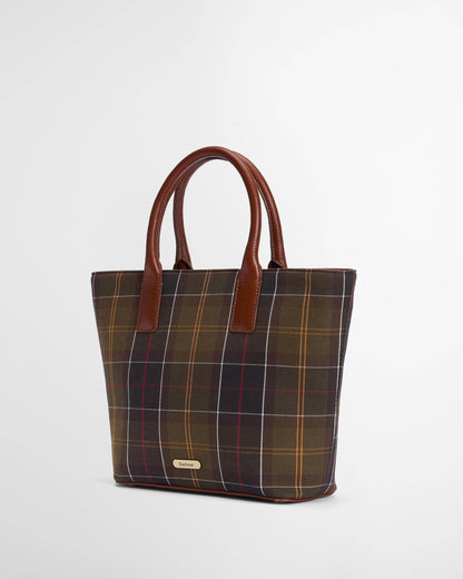 Barbour Birch Womens Tartan Tote Bag- Classic Tartan