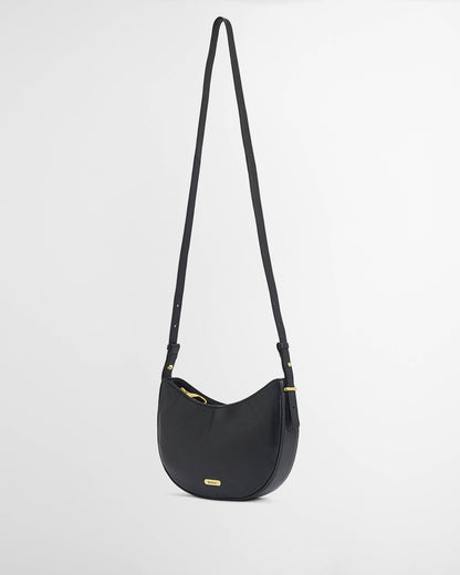 Barbour Sorrel Womens Leather Sling Bag - Black