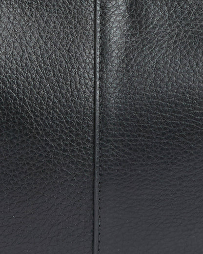 Barbour Sorrel Womens Leather Sling Bag - Black