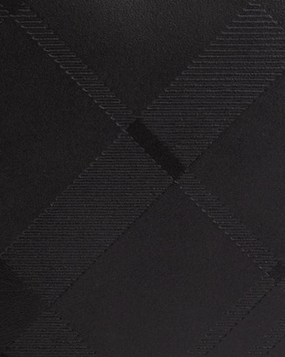 Barbour Daphne Womens Deboss Leather Crossbody Bag - Black/Deboss Tartan