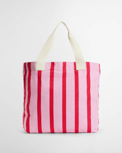 Barbour Emily Stripe Womens Tote Bag - Cherry Blossom | CHO | Designer Womens Bags