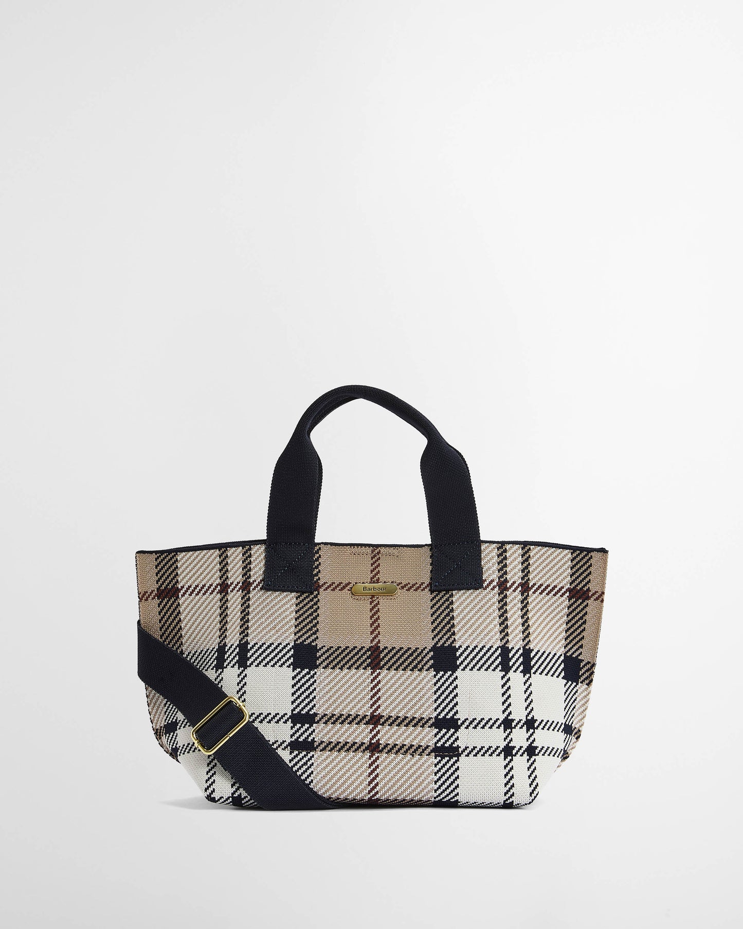 Barbour Layla Tartan Womens Mini Tote Bag - Rosewood Tartan | CHO | Designer Womens Bags
