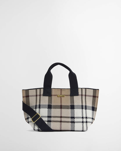 Barbour Layla Tartan Womens Mini Tote Bag - Rosewood Tartan | CHO | Designer Womens Bags