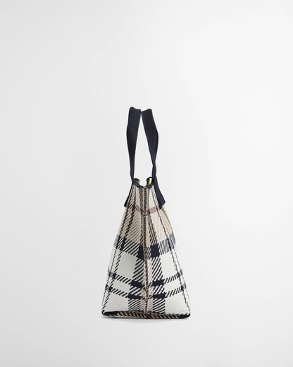 Barbour Layla Tartan Womens Mini Tote Bag - Rosewood Tartan | CHO | Designer Womens Bags