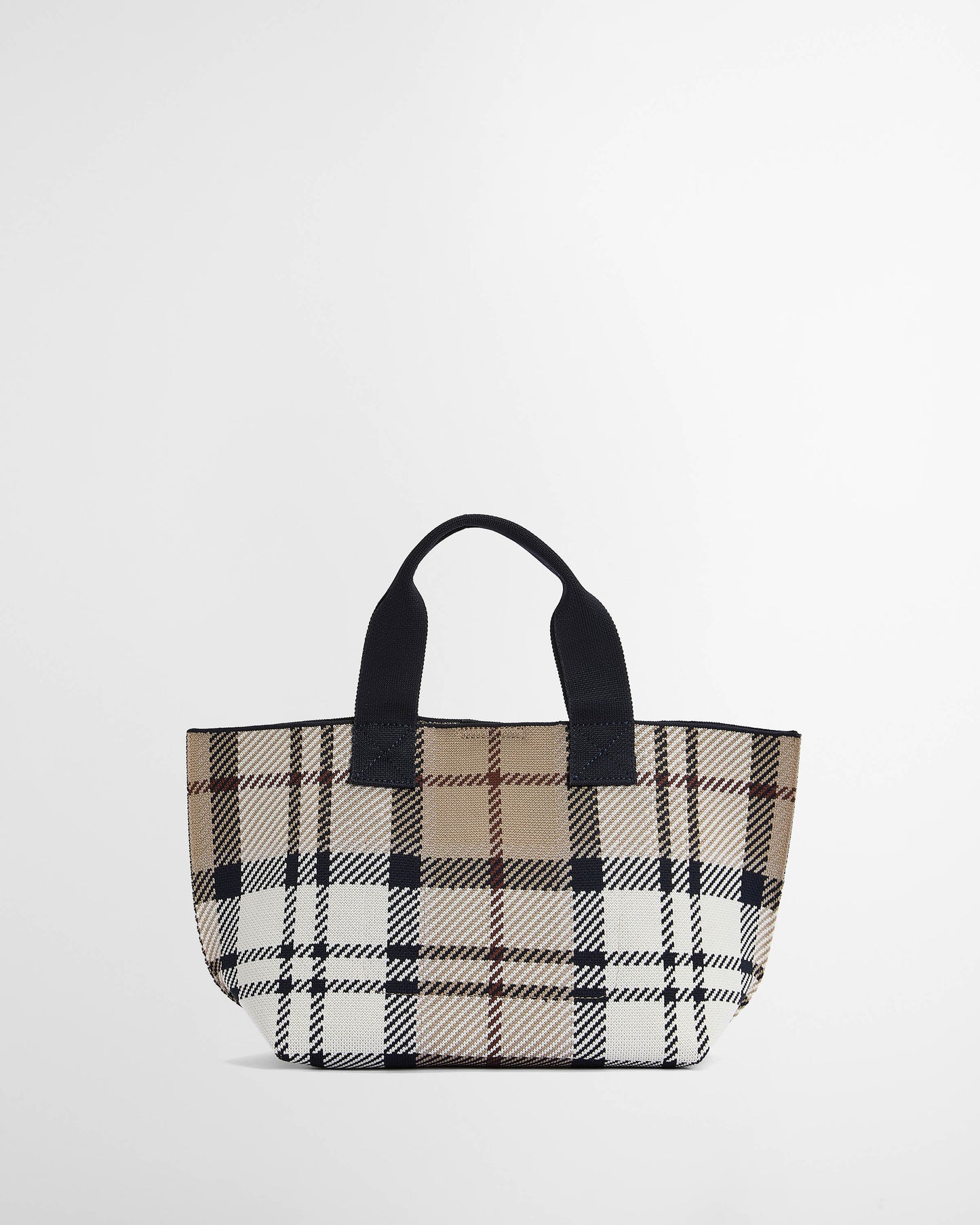 Barbour Layla Tartan Womens Mini Tote Bag - Rosewood Tartan | CHO | Designer Womens Bags