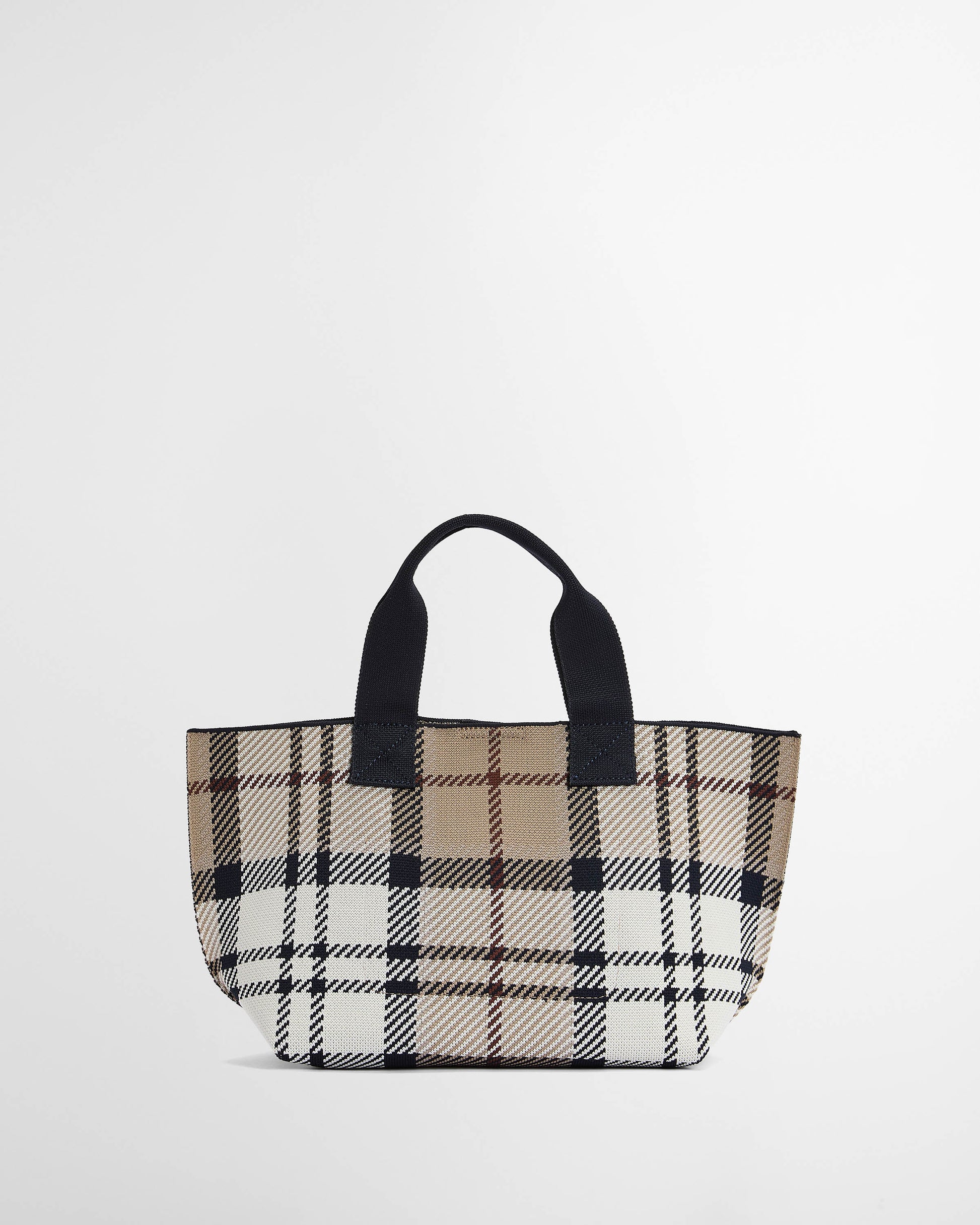 Barbour Layla Tartan Womens Mini Tote Bag - Rosewood Tartan | CHO | Designer Womens Bags