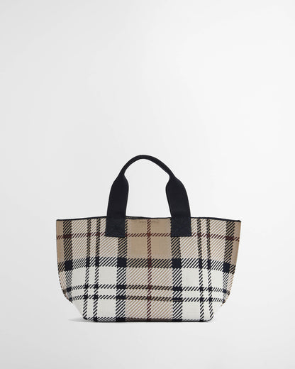 Barbour Layla Tartan Womens Mini Tote Bag - Rosewood Tartan | CHO | Designer Womens Bags