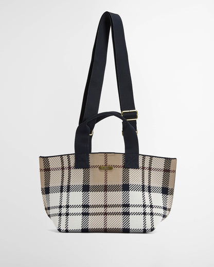 Barbour Layla Tartan Womens Mini Tote Bag - Rosewood Tartan | CHO | Designer Womens Bags