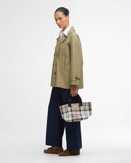 Barbour Layla Tartan Womens Mini Tote Bag - Rosewood Tartan | CHO | Designer Womens Bags
