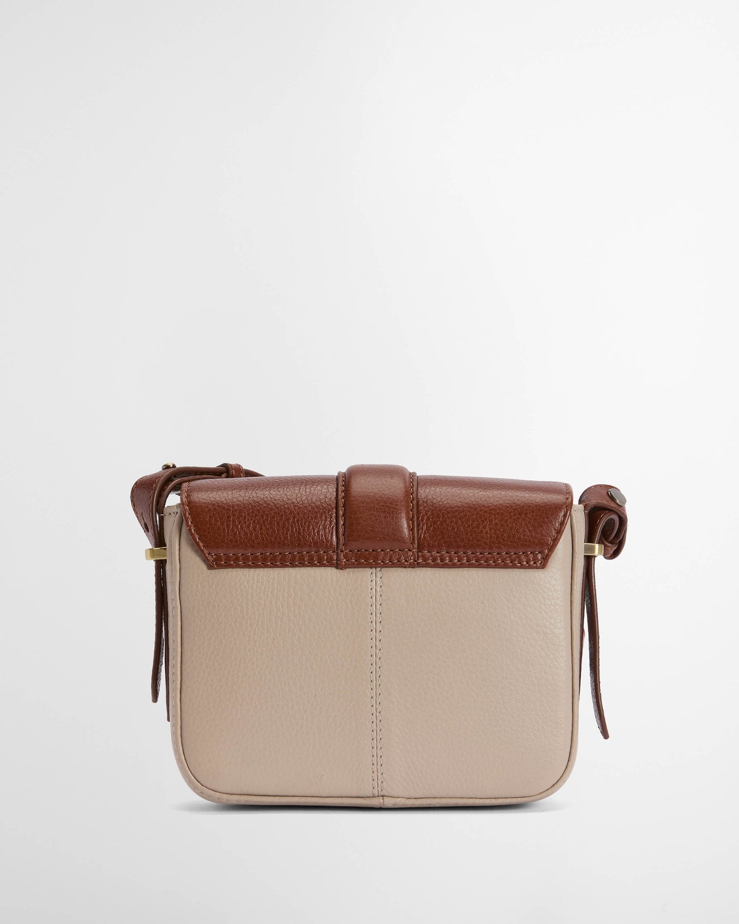 Barbour Mini Rosa Leather  Womens Crossbody Bag - Pebbled Pink/Brown | CHO | Designer Womens Bags
