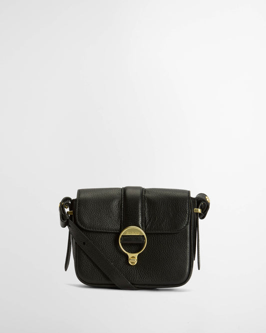 Barbour Mini Rosa Leather  Womens Crossbody Bag - Black | CHO | Designer Womens Bags