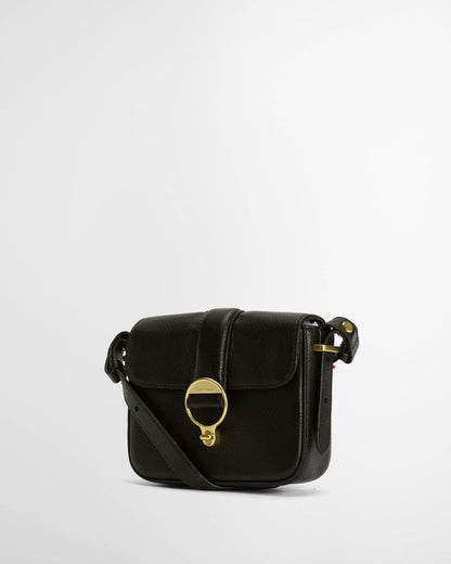 Barbour Mini Rosa Leather  Womens Crossbody Bag - Black | CHO | Designer Womens Bags