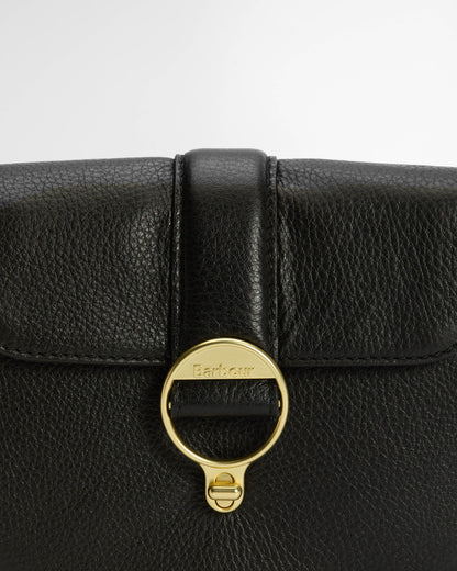 Barbour Mini Rosa Leather  Womens Crossbody Bag - Black | CHO | Designer Womens Bags