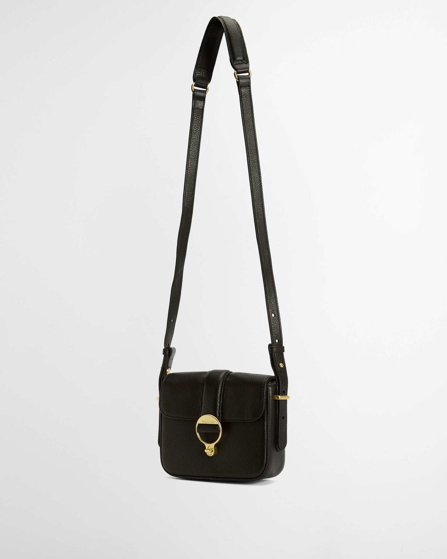 Barbour Mini Rosa Leather  Womens Crossbody Bag - Black | CHO | Designer Womens Bags