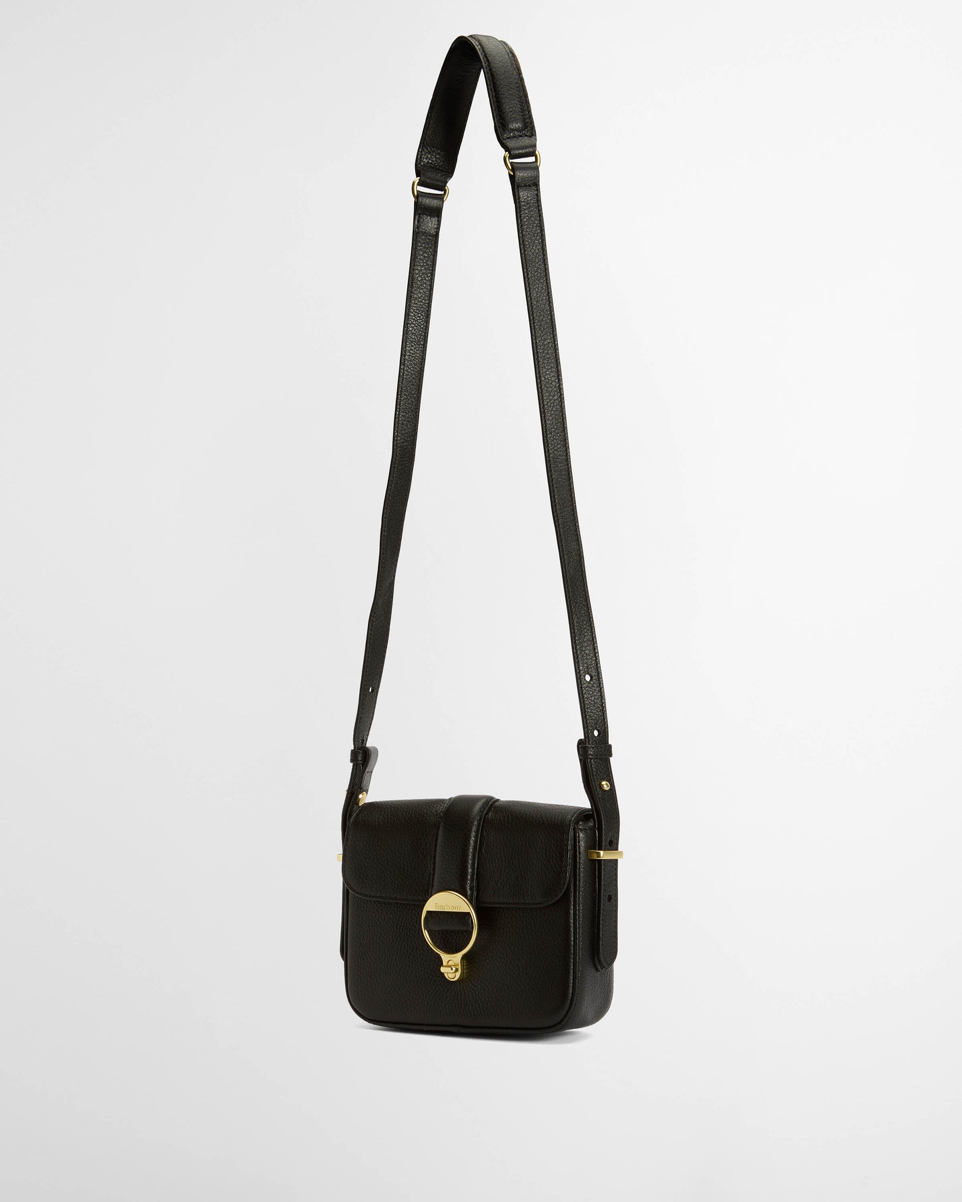 Barbour Mini Rosa Leather  Womens Crossbody Bag - Black | CHO | Designer Womens Bags