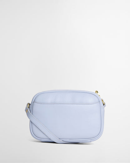 Barbour Daphne Womens Mini Leather Crossbody Bag - Zen Blue back