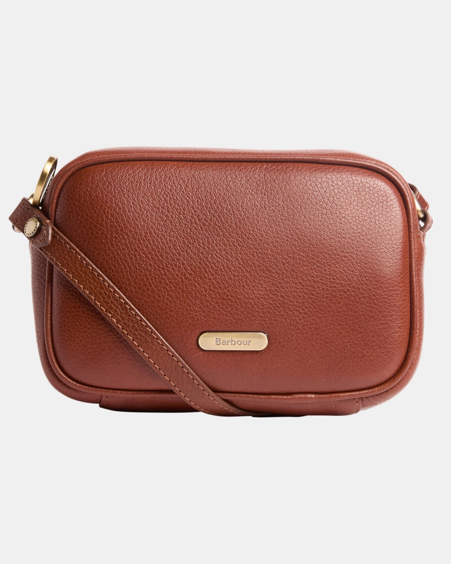 Barbour Daphne Womens Mini Leather Crossbody Bag - Brown | CHO | Designer Womens Cross Body Bags