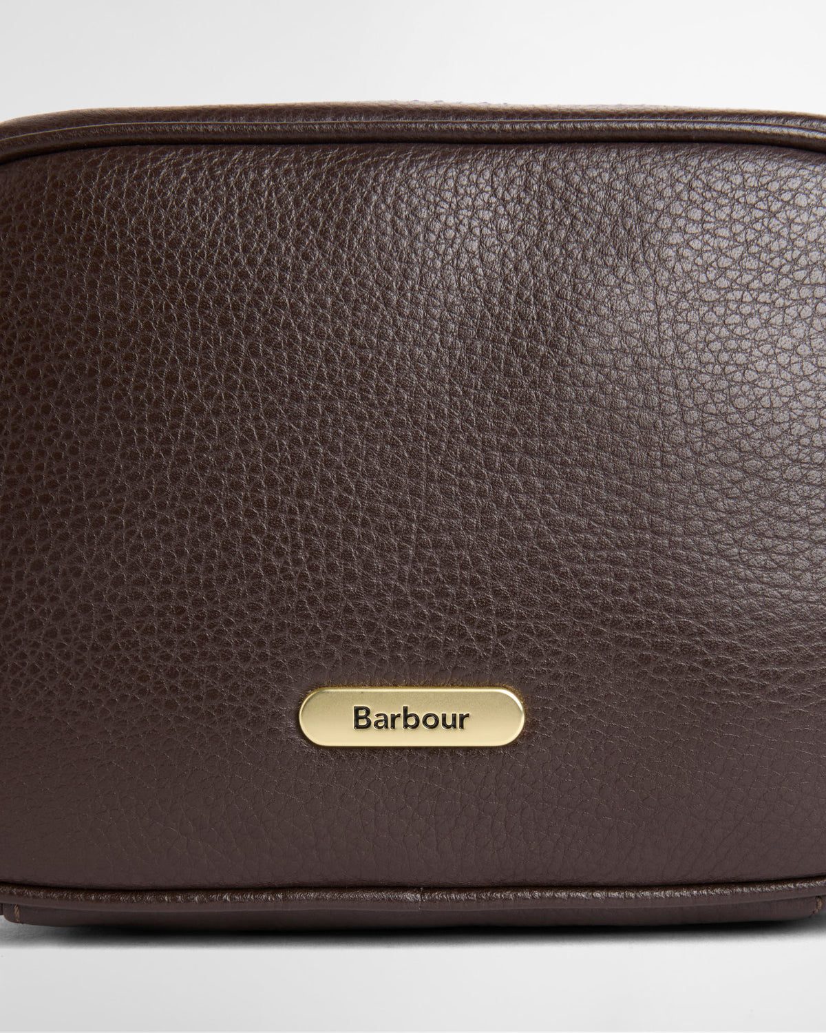 Barbour Daphne Womens Mini Leather Crossbody Bag - Rustic Brown