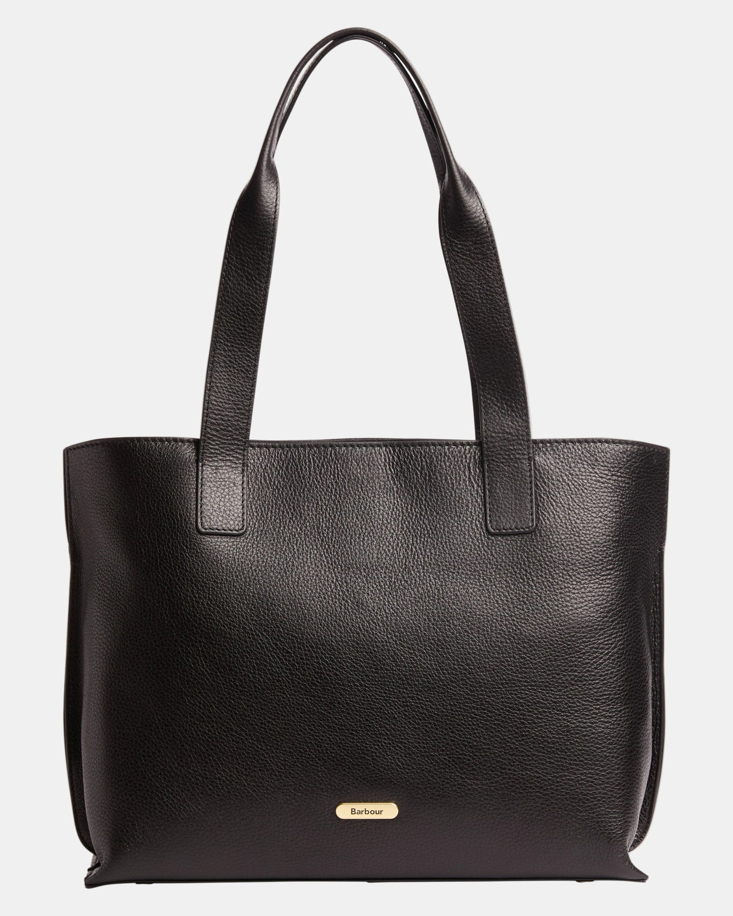 Barbour Alder Womens Large Leather Tote Bag - Black | CHO | Designer Womens Tote Bags