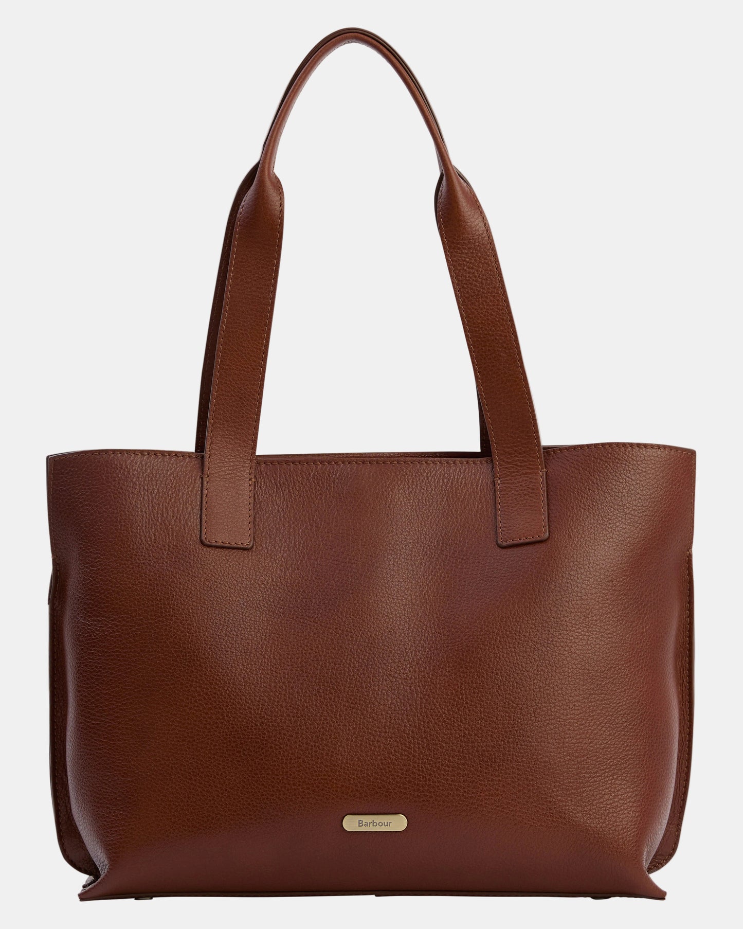 Barbour Alder Womens Large Leather Tote Bag - Brown | CHO | Designer Womens Tote Bags