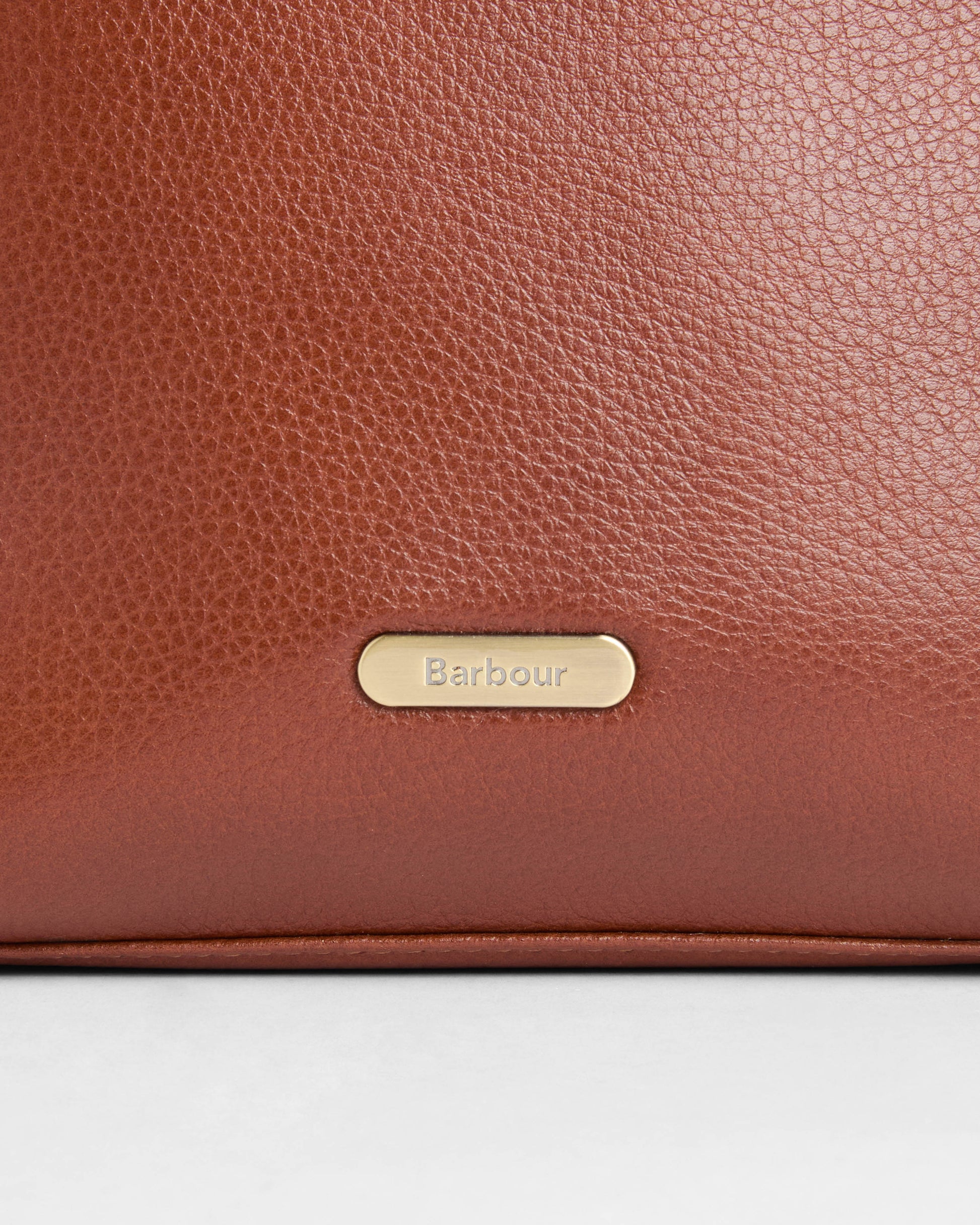 Barbour Cedar Womens Large Leather Bucket Bag - Brown | CHO | Designer Womens Bucket Bags