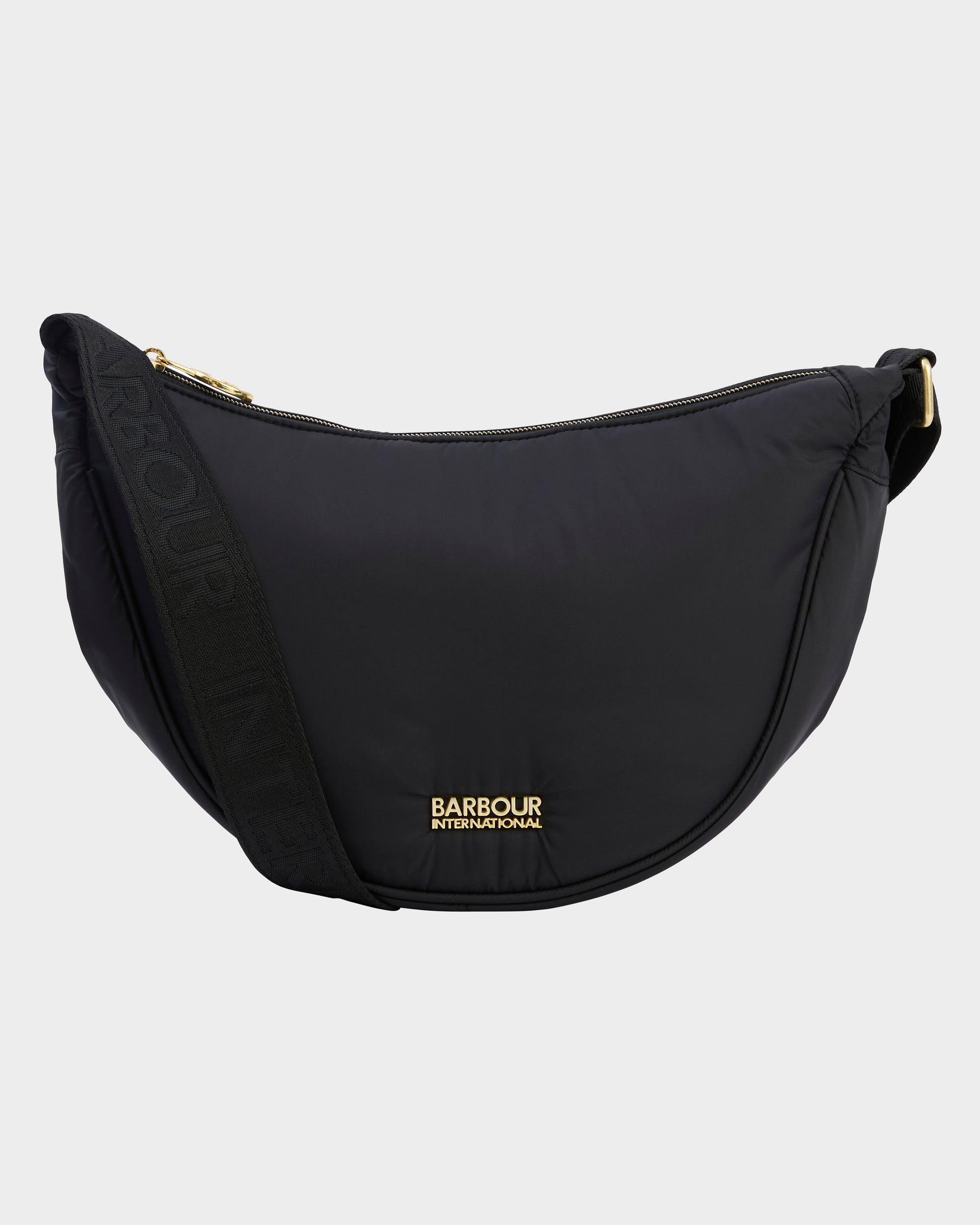 Barbour International Monaco Womens Sling Bag - Black | CHO | Designer Womens Sling Bags
