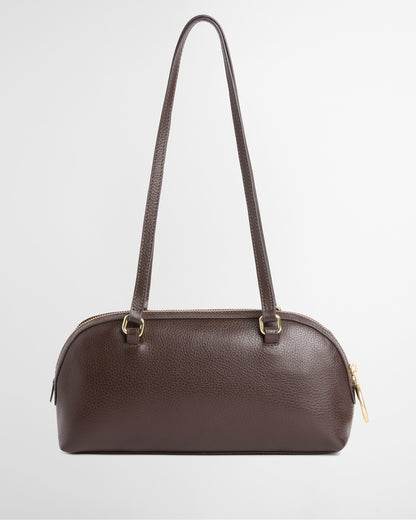 Barbour Viola Womens Barrel Shoulder Bag - Rustic Brown back
