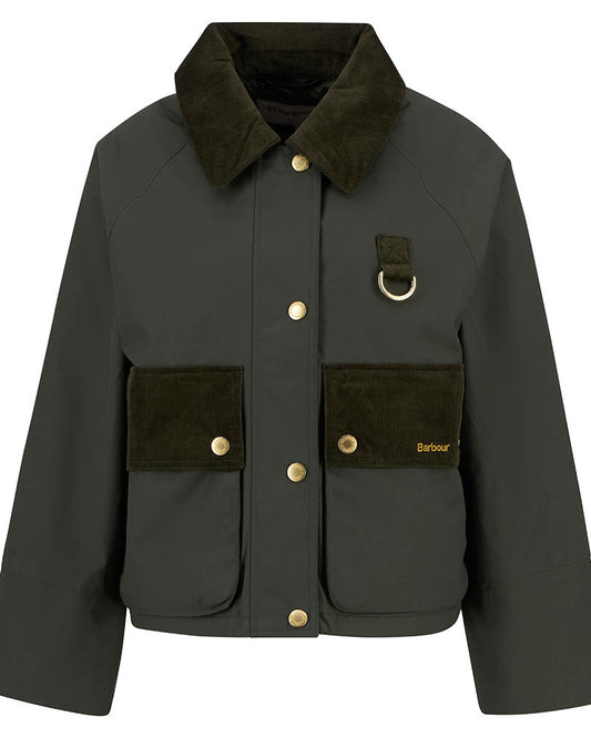 Barbour Phoebe Womens Casual Jacket - Olive