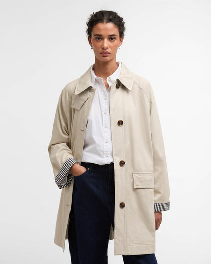 Barbour Gabby Car Womens Casual Coat - Mist | CHO | Designer Womens Jackets