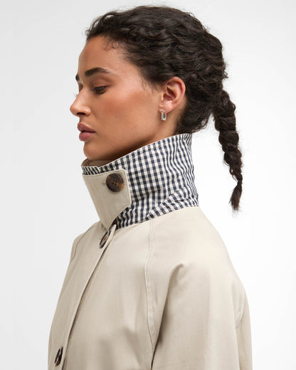 Barbour Gabby Car Womens Casual Coat - Mist | CHO | Designer Womens Jackets
