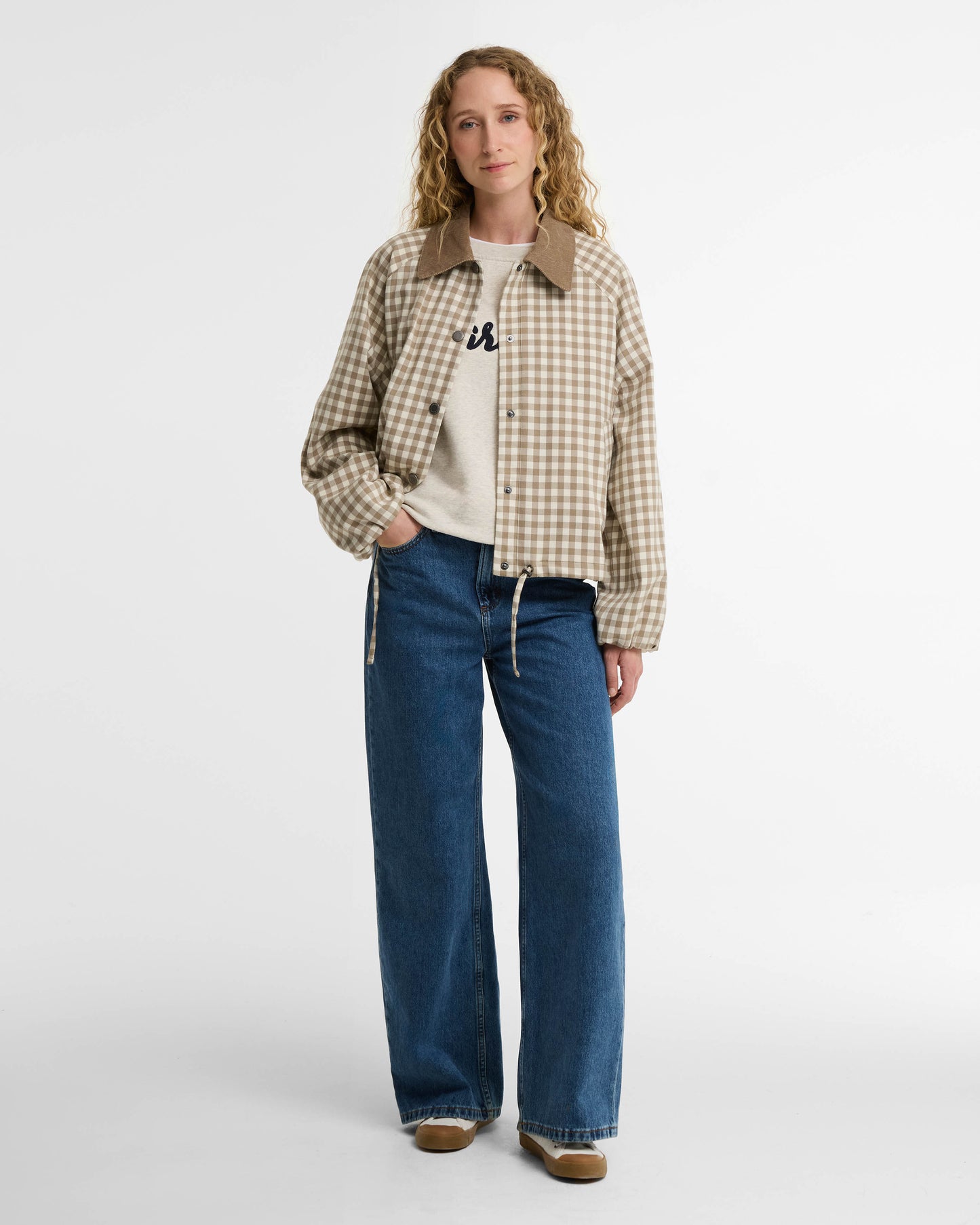 Barbour Ovingham Womens Casual Jacket - Sand Neutral