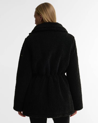 Barbour International Kemora Womens Fleece Casual Jacket - Black | CHO | Designer Womens Fleece Jackets