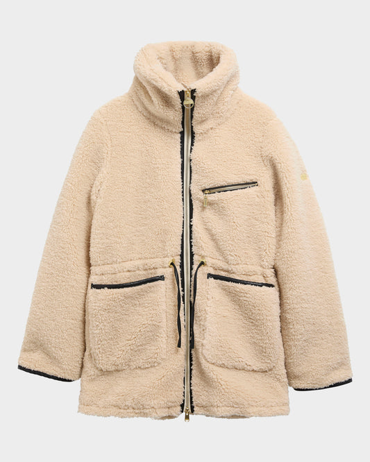 Barbour International Kemora Womens Fleece Casual Jacket - Jasmine/Black