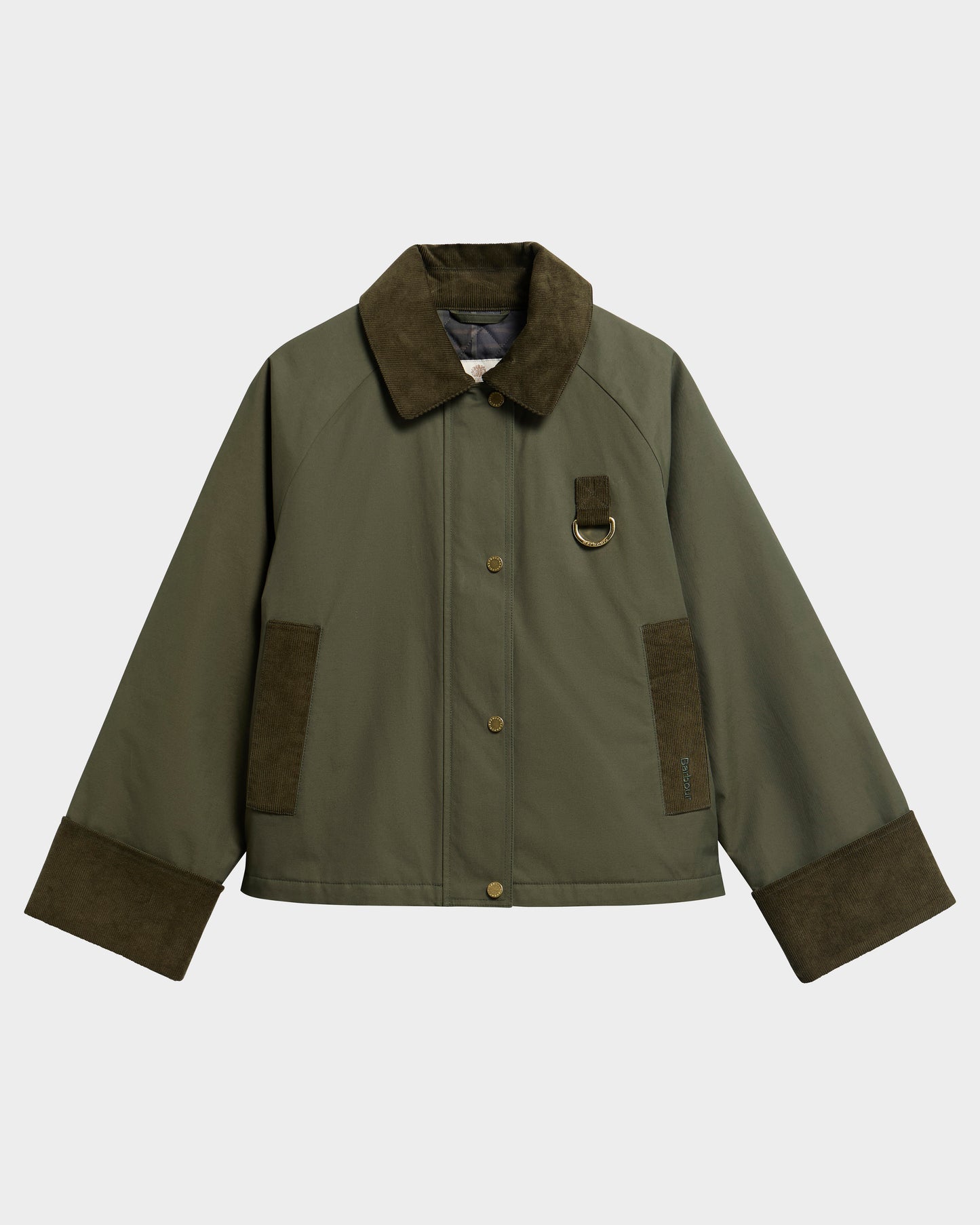 Barbour Wendy Womens Casual Jacket - Olive/Shadow Classic