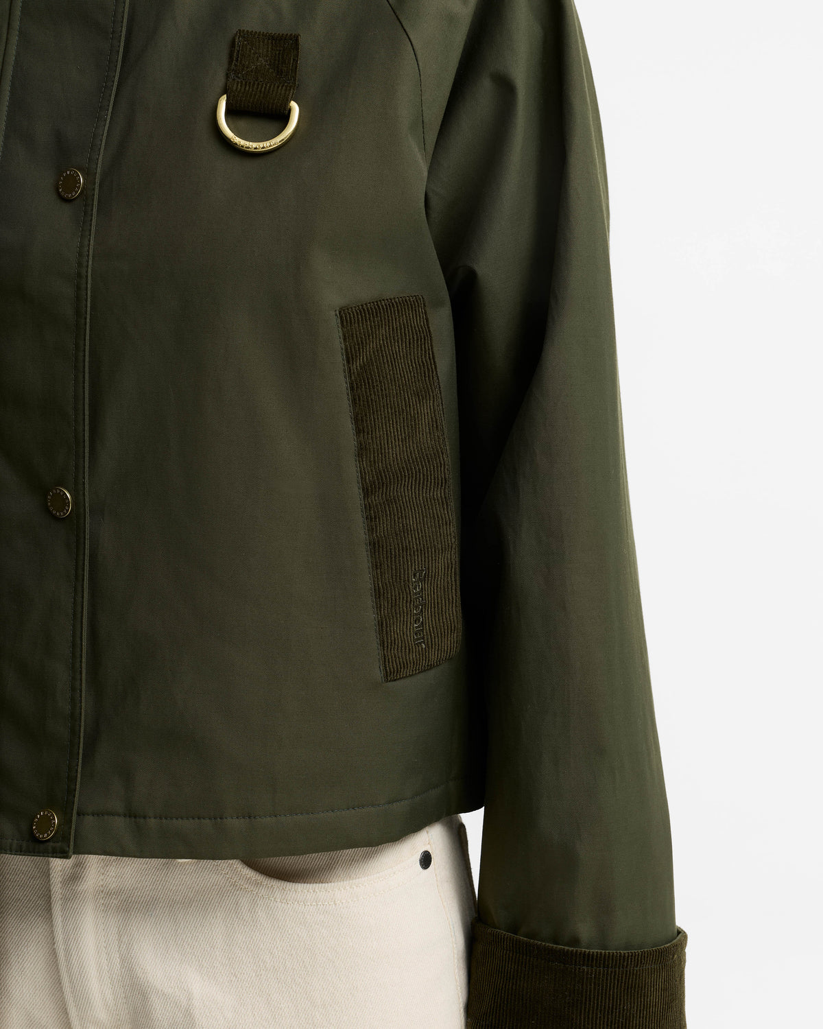 Barbour Wendy Womens Casual Jacket - Olive/Shadow Classic | CHO | Designer Womens Jackets