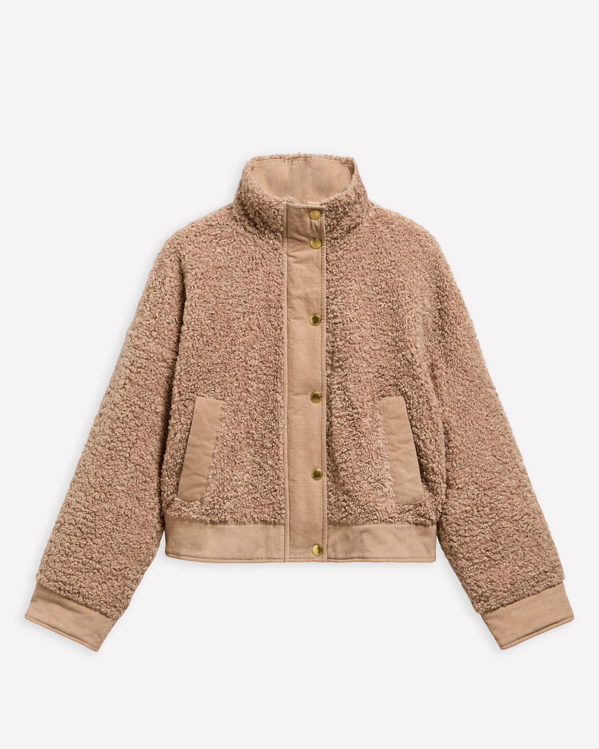 Barbour Odilia Womens Casual Jacket - Honey/Rustic Tartan