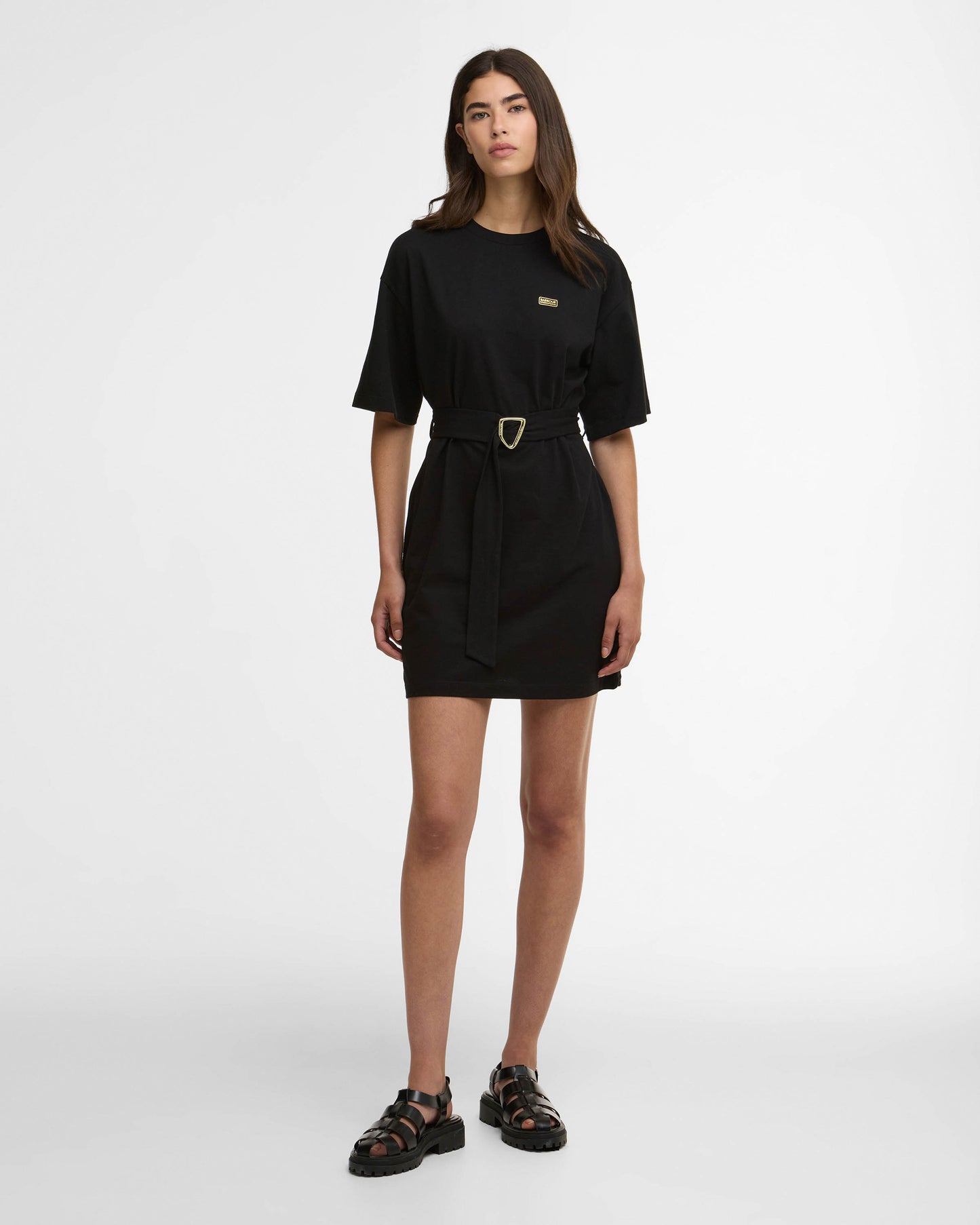 Barbour International Uma Womens Mini Dress - Black | CHO | Designer Womens Mini Dresses