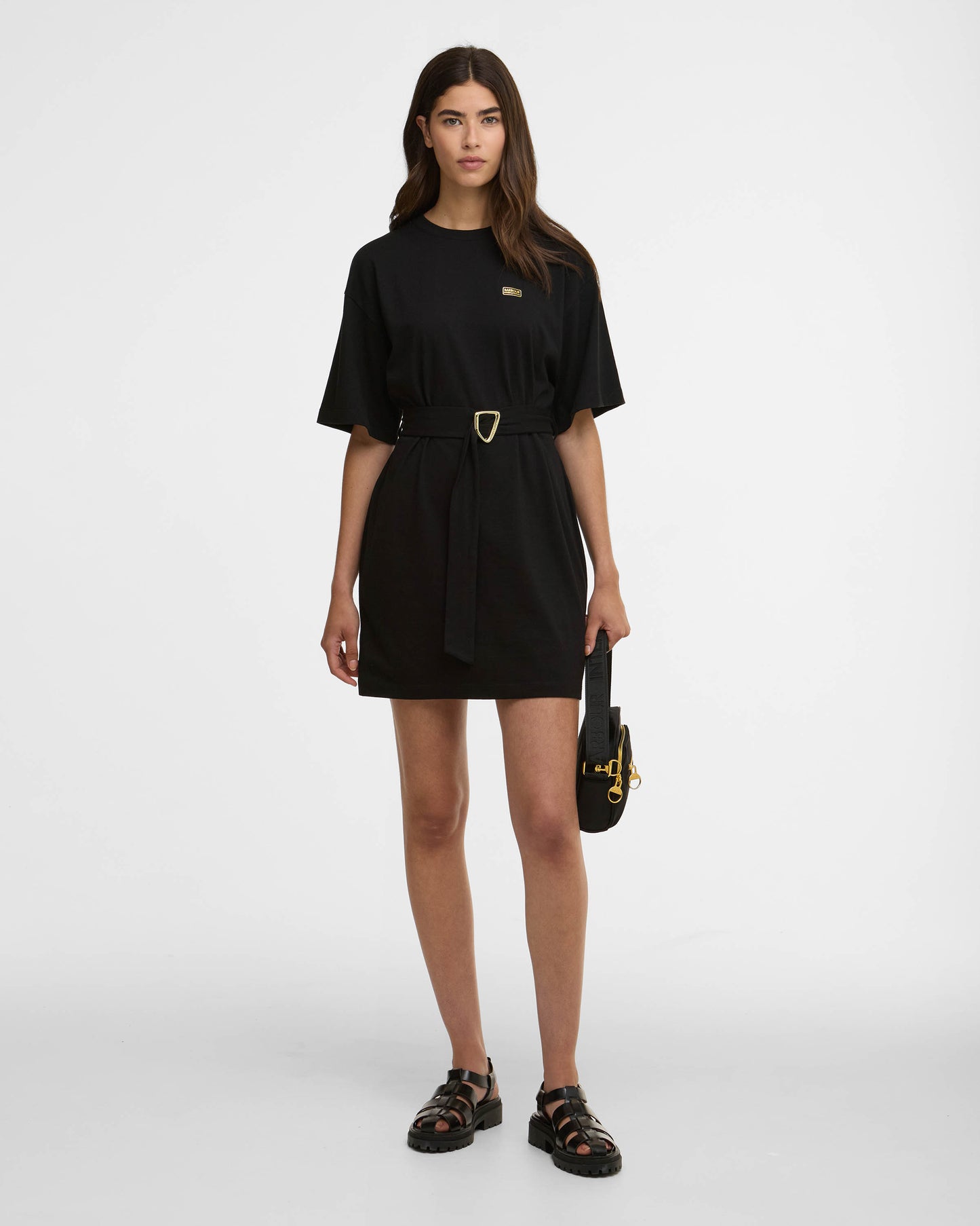 Barbour International Uma Womens Mini Dress - Black | CHO | Designer Womens Mini Dresses