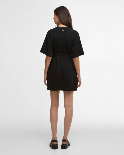 Barbour International Uma Womens Mini Dress - Black | CHO | Designer Womens Mini Dresses